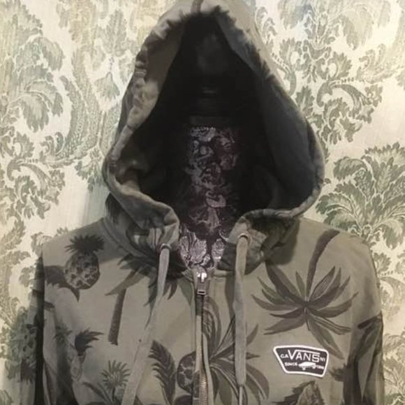 olive green vans hoodie